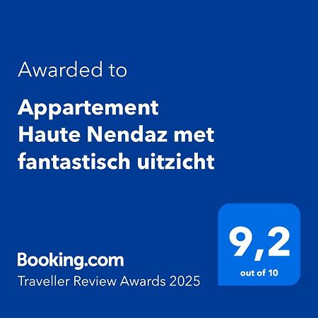 Appartement Haute Nendaz Met Fantastisch Uitzicht 외부 사진